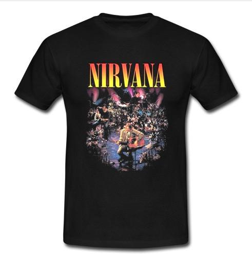 nirvana unplugged in new york t shirt - Lilycustom